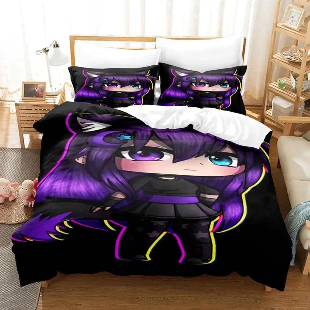 

3D The Gacha Girl Bedding Sets Duvet Cover Set With Pillowcase Twin Full Queen King Bedclothes Bed Linen