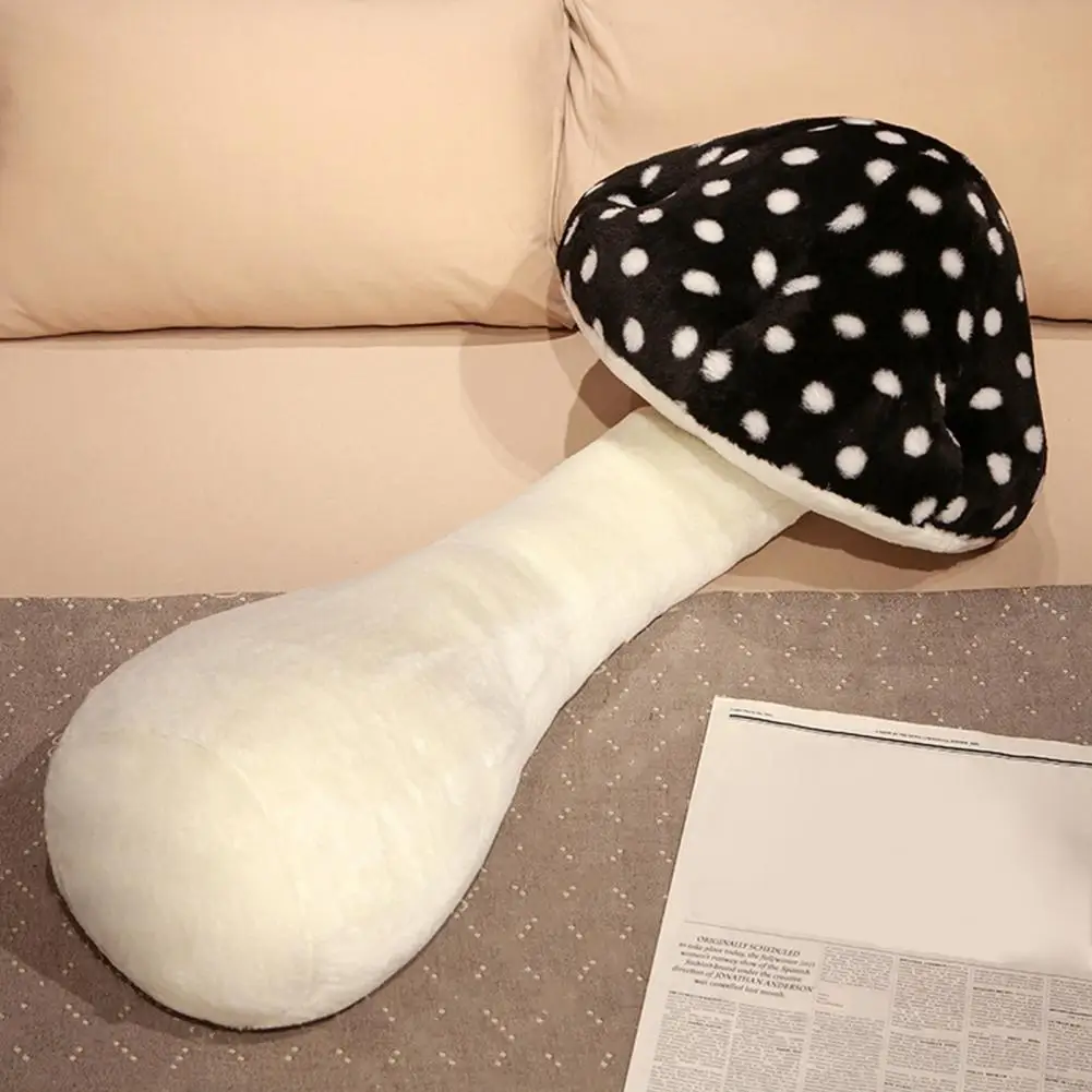 Dot Mushroom Pillow Mushroom Plush Pillow Spotted Mushroom Plush Toy Cozy Sleeping Pillow for Kids Adults Home for Christmas