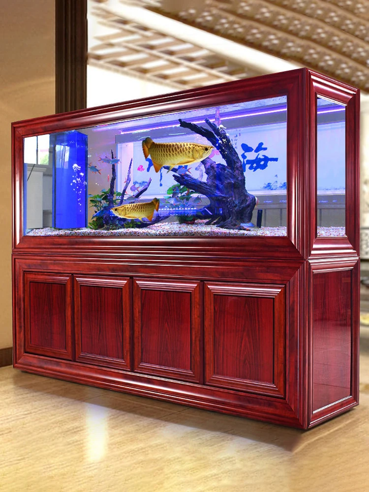 Fish Tank Living Room Screen Bottom Filter Large Dragon Fish Tank Home Partition 1