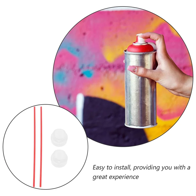

Fresh 50Pcs Spray-Paint Tips Red Thin Tube-Spray-Paint Caps Fit Female Cans-Needle Cap-Spray Can Nozzle-Spray-Paint Nozzles