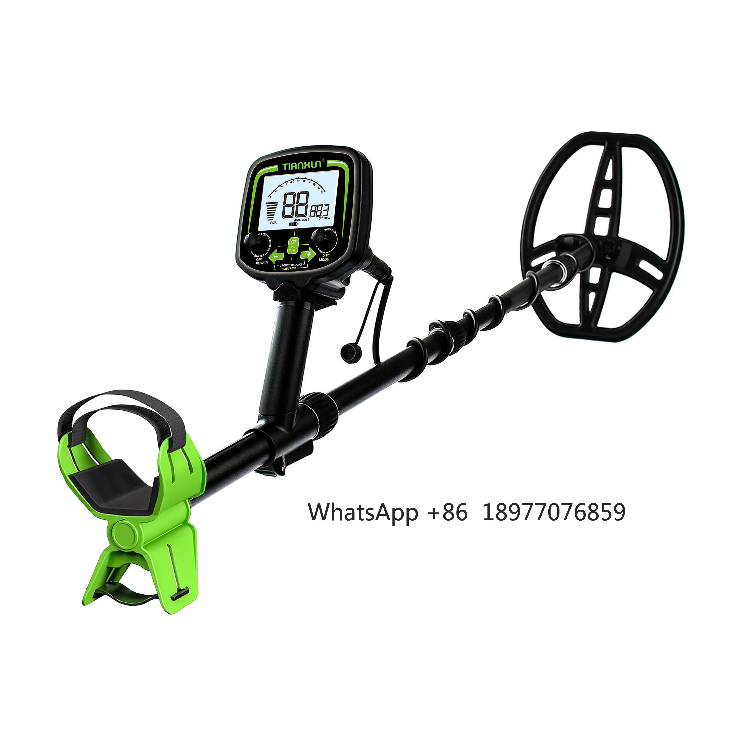 كاشف احترافي جديد لصيد الكنز باللون الأسود TX850 Pro محدث للكشف عن المعادن TX-850