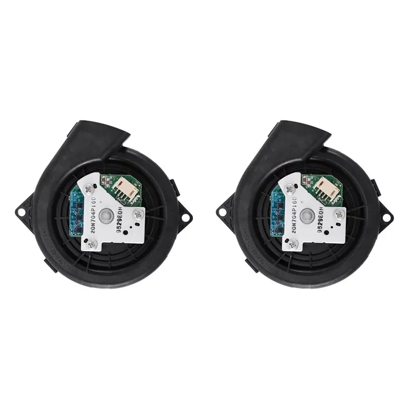 【NEWLY】2X Robot Vacuum Cleaner Spare Parts Engine Ventilation Fan Motor For Xiaomi Mi 1 Generation Black
