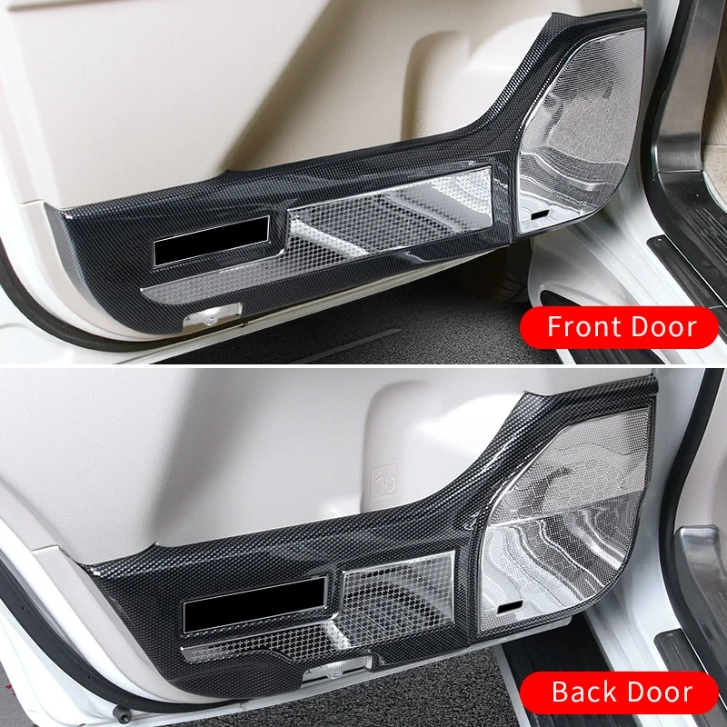 For Toyota Land Cruiser 200 LC200 Door Sill Guard Anti Kick Protection Plate Interior Styling Upgrade Modification Accessories