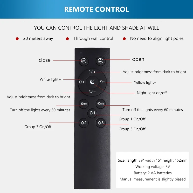 Imagem -05 - Lâmpada Led Inteligente com Controle Remoto Duas Cores Escurecimento Contínuo Tonificação 6w 9w 12w Tempo Liga Desliga E27 Ac86265v rf 2.4g Iluminação de Lâmpada Led