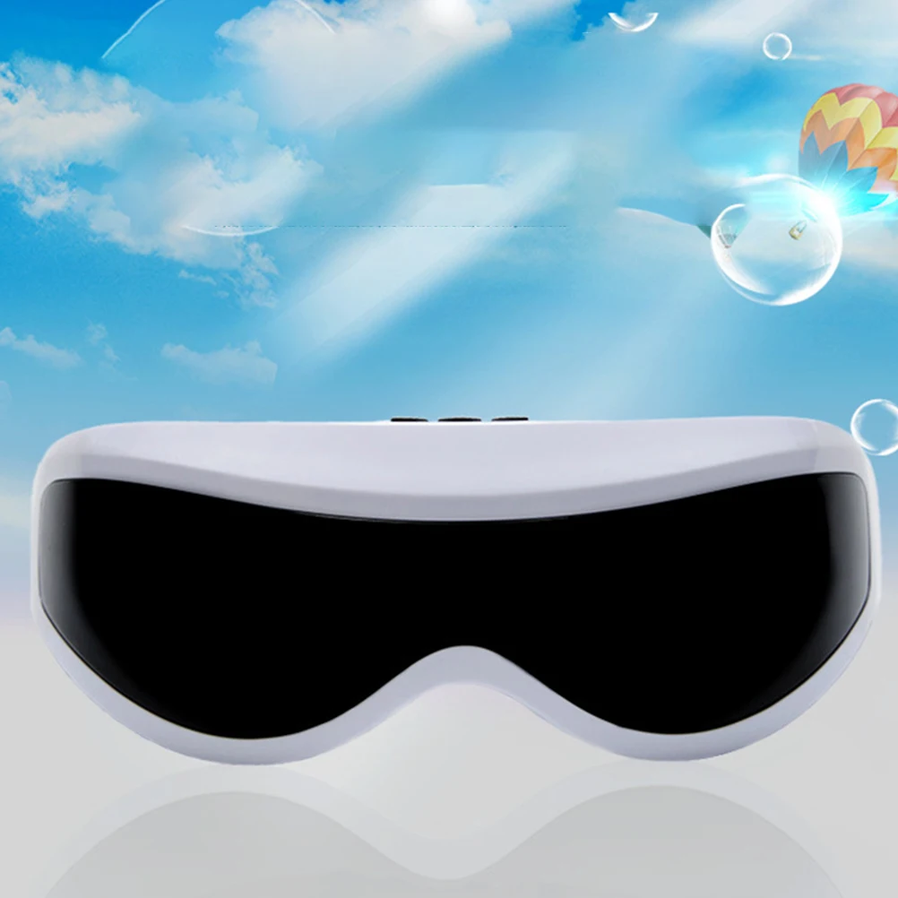 

Smart Vibrating Wireless Eye Massager EcoFriendly Abs Material Adjustable Headband Eye Care Health Device