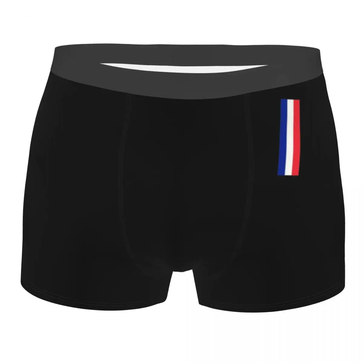 Custom Flag Of France Underwear Male Printed France Patriotic Boxer Shorts Panties Briefs Breathable Underpants