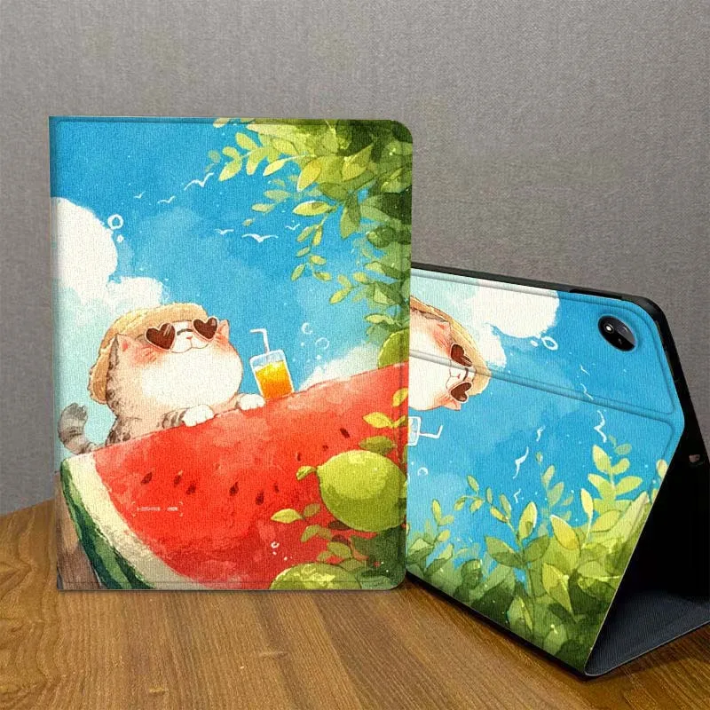 Wassermelonen-Illustration für Vivo IQOO Pad 2 Pad 3 Pad 5 Air SE Pro 12,1 12,3 13 11,5 11 Zoll Tablet-Hülle