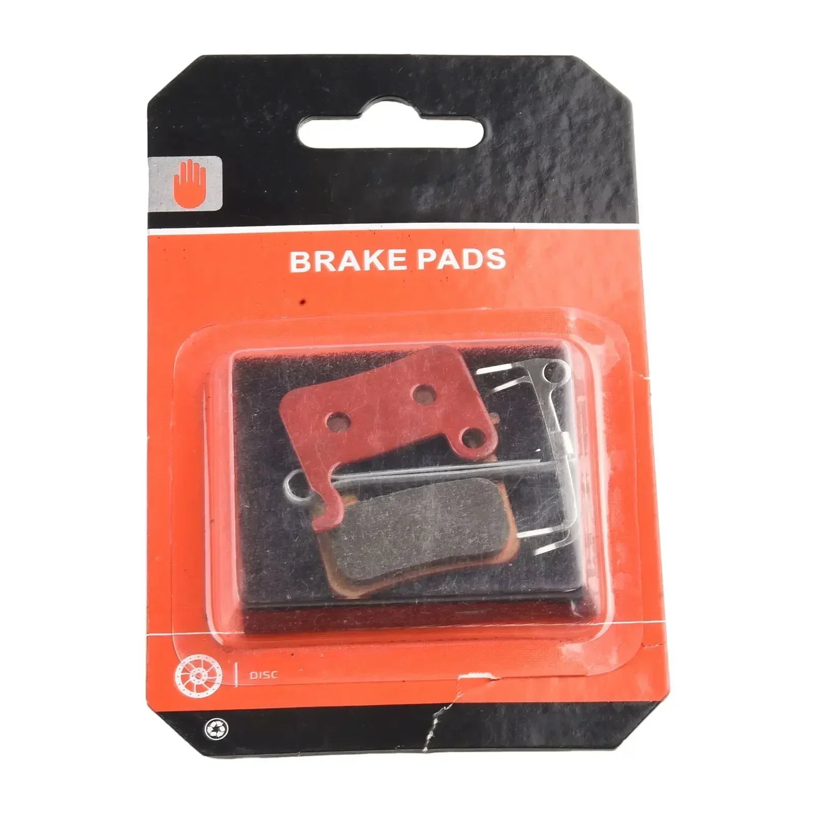 Red Brake Pads With Excellent Heat Dissipation For Smooth And Consistent Braking On For Shimano BR M535 M595 M596