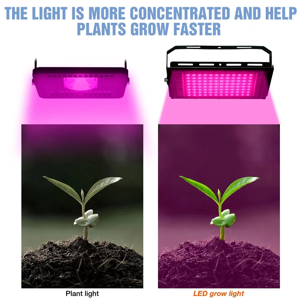 

1pcs LED Plant Grow Light 144leds Full Spectrum Bulb Phytolamp for Plants Light Hydroponic Lamp Greenhouse Flower Seed Grow Tent