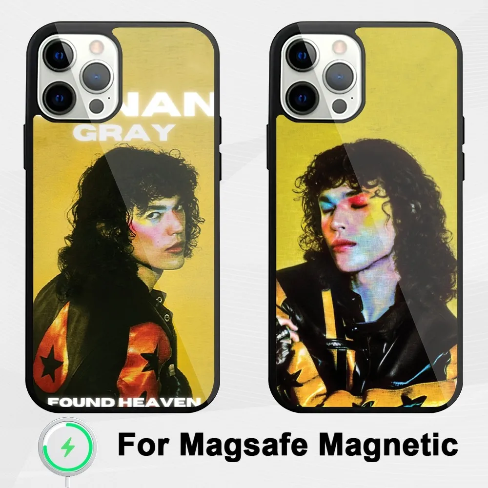 Singer Conan Gray Found Heaven Phone Case For iphone Pro 11 Max 13 Plus 12 14 Mini 15 Magsafe Magnetic Wireless Charging Shell