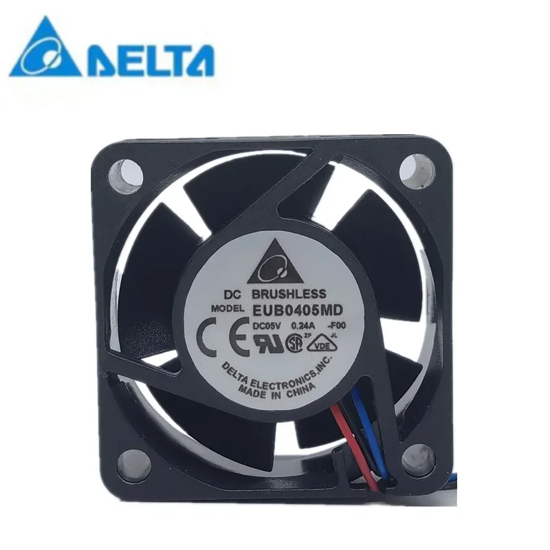 

New delta EUB0405MD FOO 5V 0.24a 4020 4cm 3-wire server fan