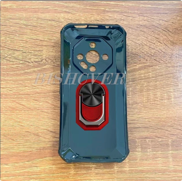 For Ulefone Armor X16 6.56" Ulefone Armor X16 X 16 Pro Back Ring Holder Bracket Phone Case TPU Soft Silicone Cover