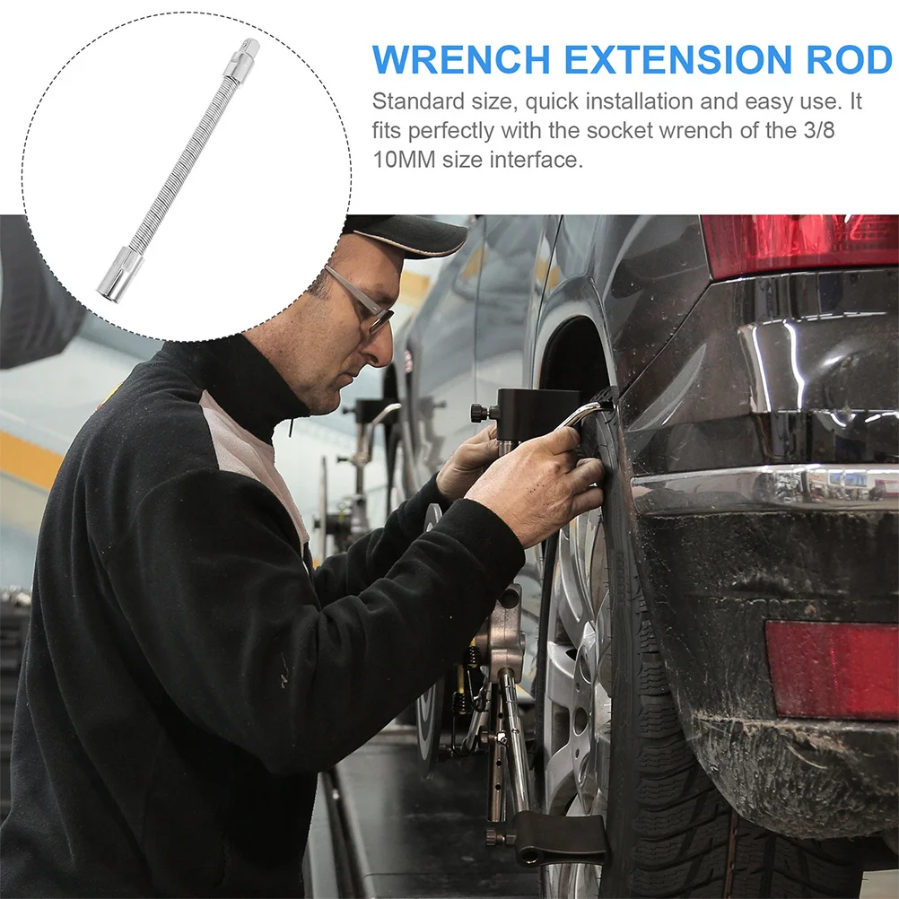 

Ratchet Wrench Extension Flexible Strong Rebound Extension Bar Lightweight Portable Use Wrench Extender Ratchet Extender