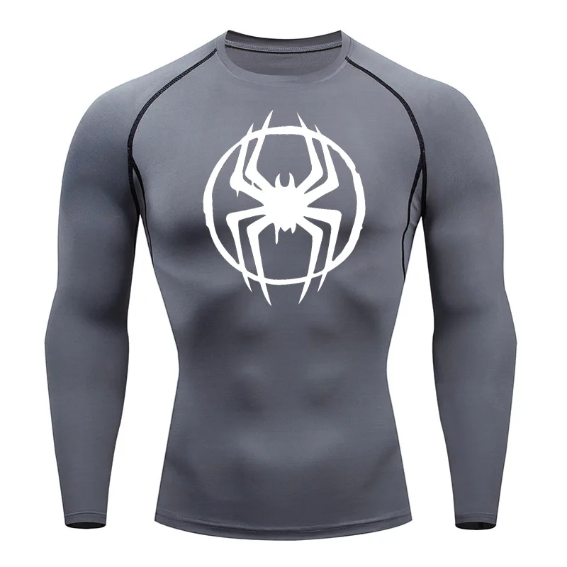 Rash guard Kompression shemd Boxen Laufen Trikots Yoga Fitness MMA Männer T-Shirts Bjj Strumpfhosen Muay Thai Gym Sport Marke Kleidung – Detail 35