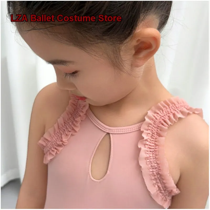 children's-sleeveless-floral-ruffled-dress-one-piece-leotard-for-toddlers-to-perform-classical-dances-kids-girls