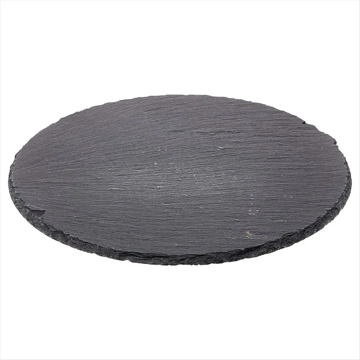 ABZT  Round Cheese Board, Natural Stone Tray for Serving Cheese, Charcuterie, Sushi, Appetizers, and
