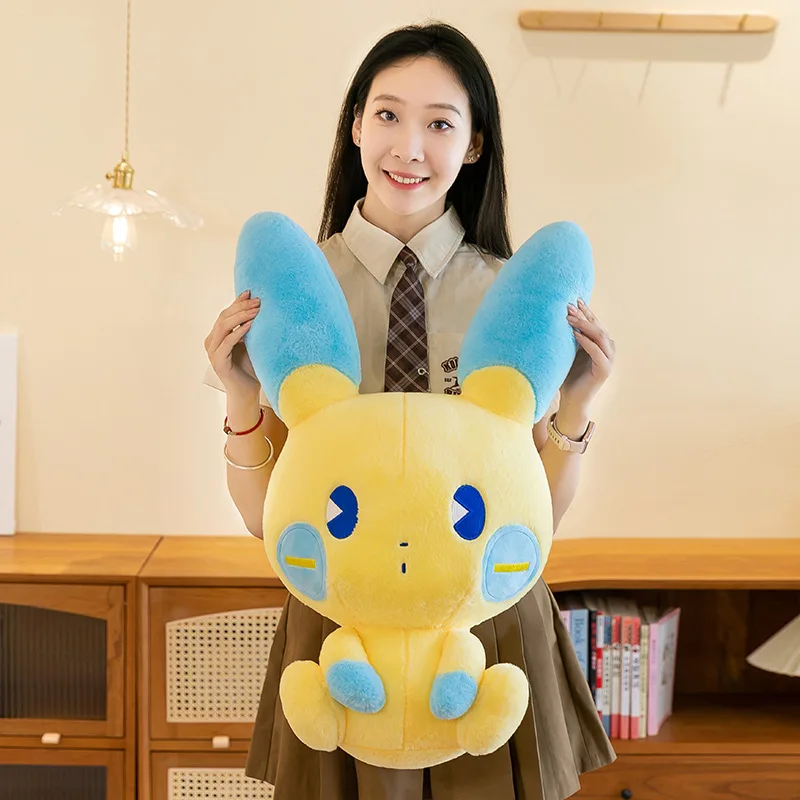 

Плюшевые игрушки Pokemon Plusle Minun, аниме, плюшевые куклы Pokémon, 30/70 см, милая мягкая подушка, Пикачу, рождественские подарки для детей