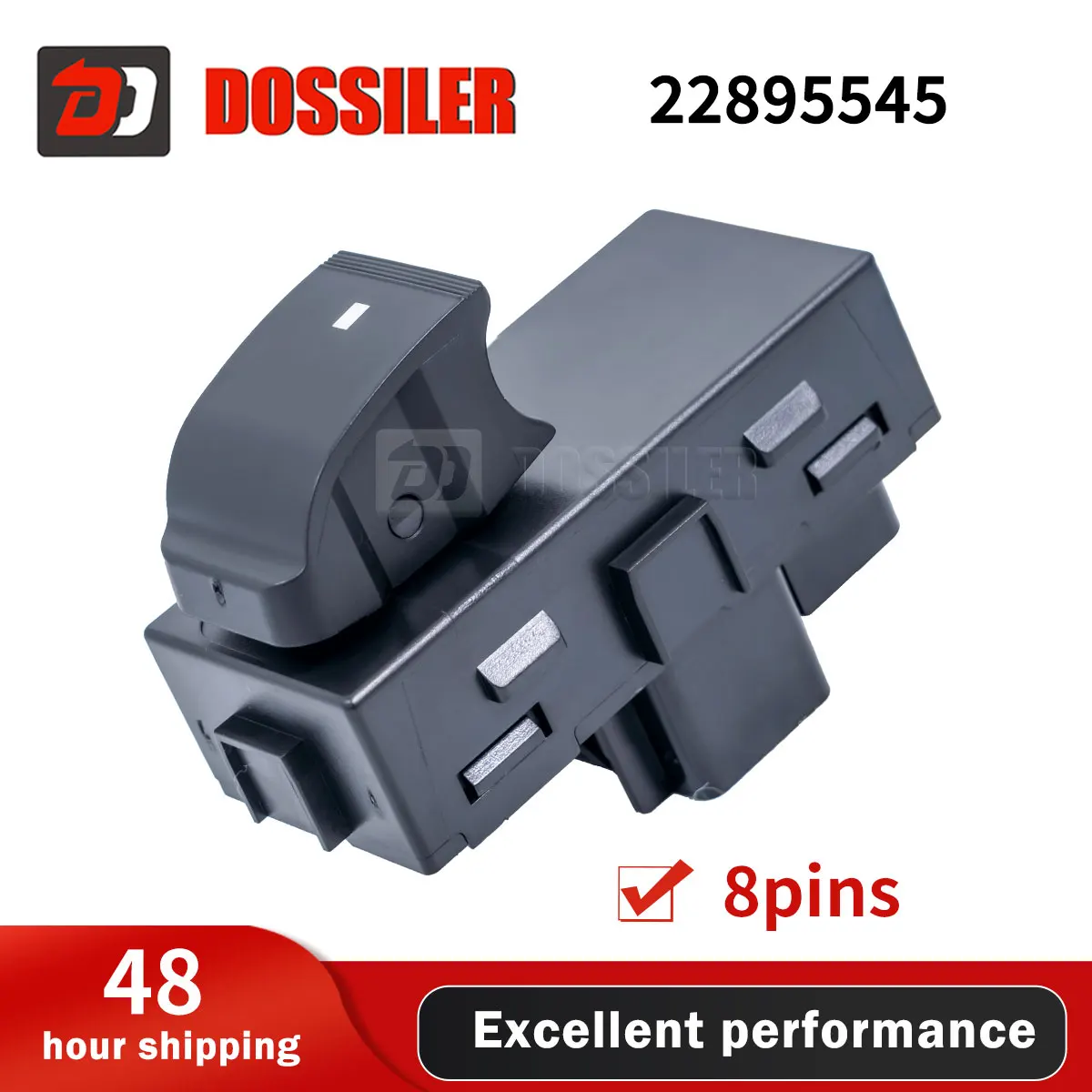 

22895545 Dossiler Car Window Lifter Button Switch For GMC Yukon Sierra Acadia For Chevrolet Tahoe Suburban HHR Uplander 22895546