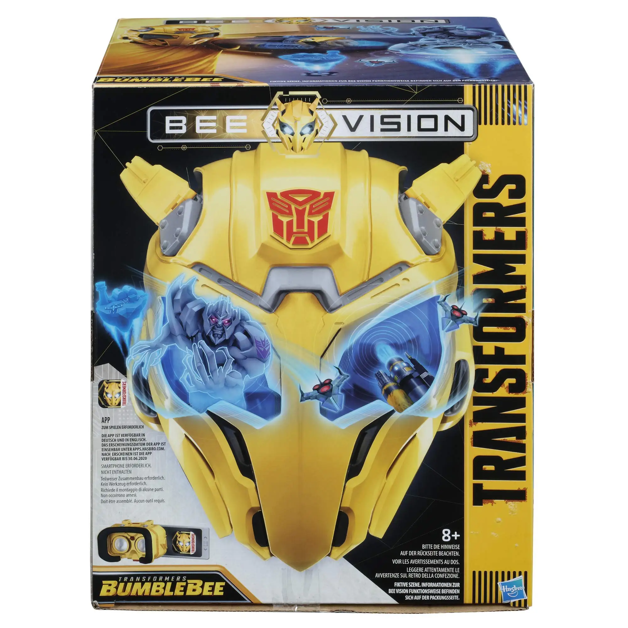 Transformers Movie Bumblebee Bee Hero Vision Mask AR Toy Action Figure Game Collectibles Birthday Gift Toys for Children Model