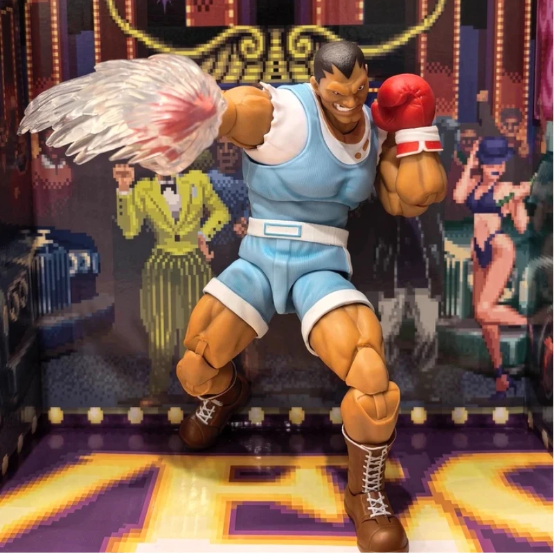 

Ready stock 1/12 movable figures Street Akuma Boxing Champion Bison Edmund Honda 6-inch movable doll figures collection ornament