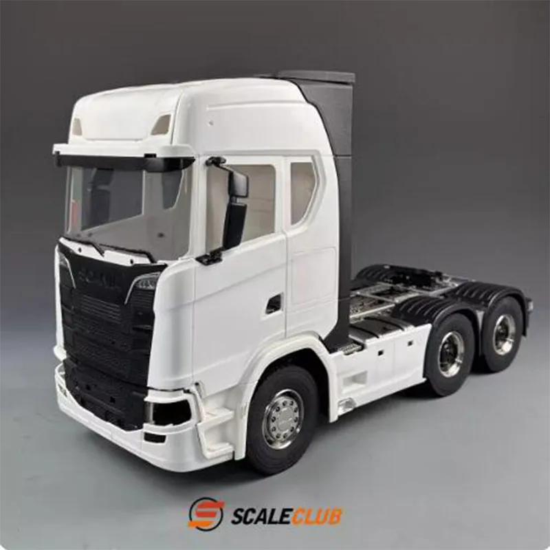 Scaleclub Model 1/14 for Scania 770S Upgraded All Metal 6X6 Chassis Simulation for Tamiya Rc Trailer Tipper Car DIY Parts