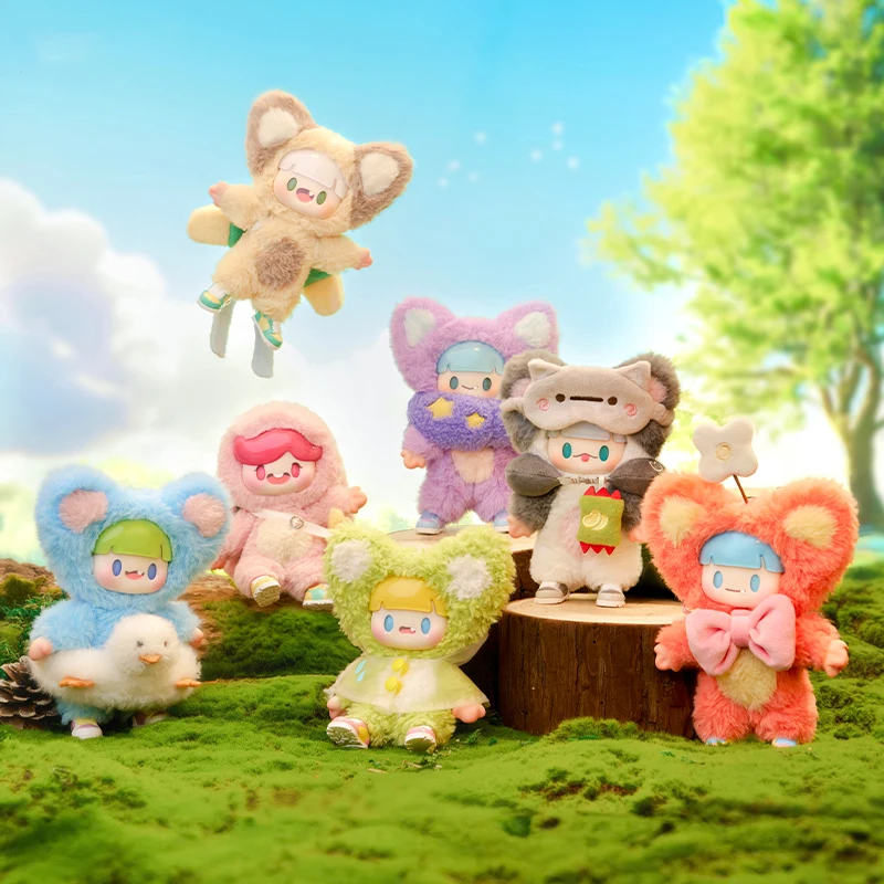 

Adou Colorful Life Series Blind Box Cartoon Cute Plush Dolls Mystery Box Anime Figure Doll Pendant Toys