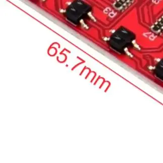 8 Channel Line Tracking Sensor Module Infrared Obstacle Detection For Robot Car DIY Automation 3.3V-5V Red PCB Accessory