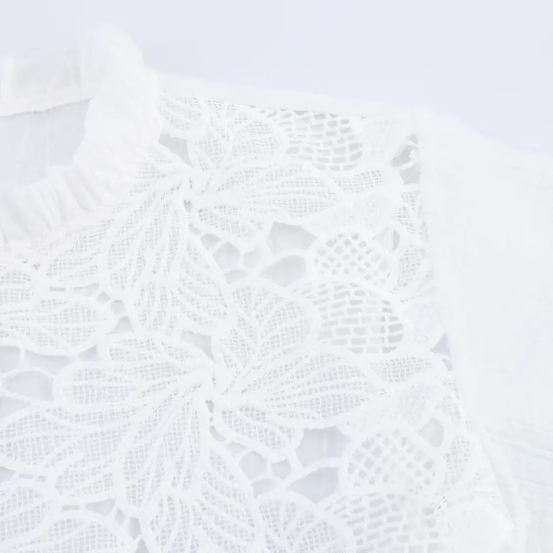 

Faionable Sweet Sle Women's irt JNLEAOG Autumn New Lace Collar Front Hem Stitching Straight Tube Polyester Fiber ort ...