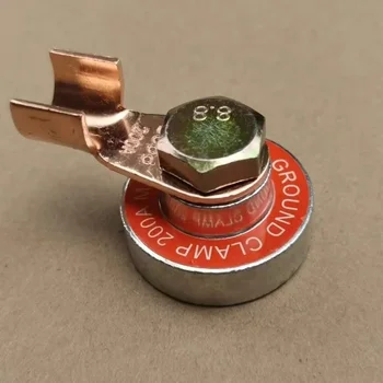 200A 300A 500A Forte Correia de ligação magnética Máquina de solda de fio de aterramento Braçadeira de conexão