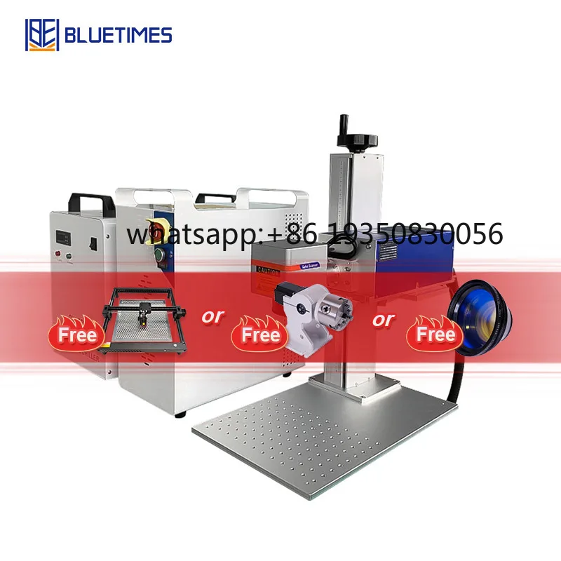 Bluetimes 3w 5w 10w Split UV Marking Machine Glass Plastic JCZ SINO Galvo EZCAD2 UV  Marker