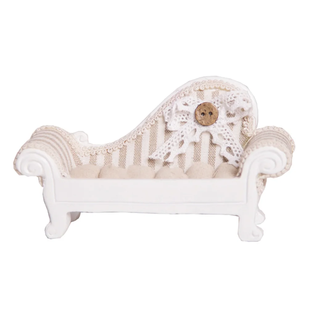 

Jewelry Display Earrings Holder Rings Rack ganizer Sofa Shape Trays Resin Fabric Lightweight Home Shop Decor