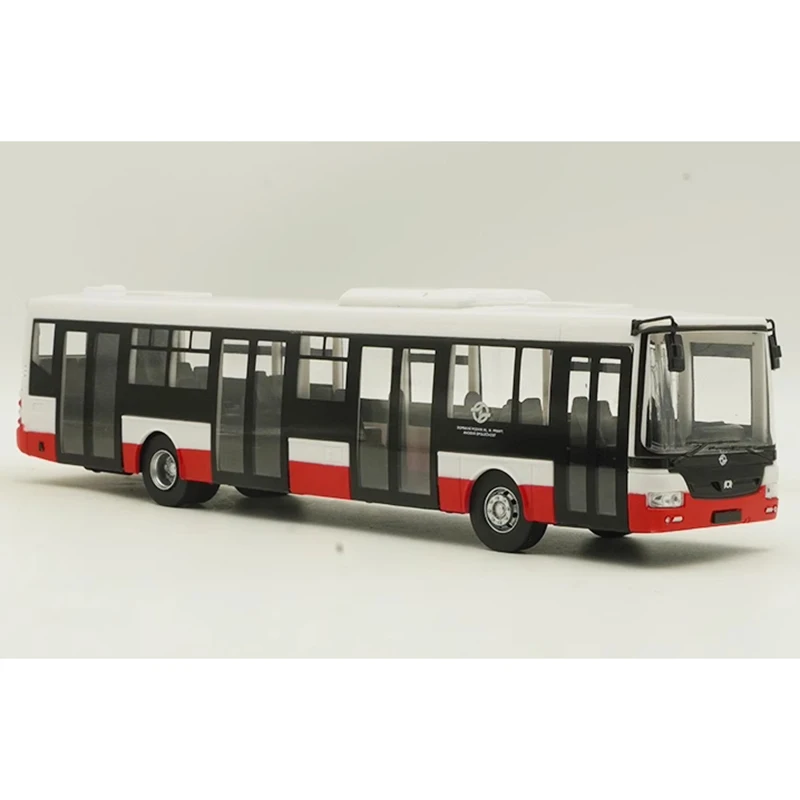 1:43 Scale Autobus SOR NB12 MHD Praha Plastic Bus Automobile Model Exquisite Finished Product Simulation Toy Collection Gift