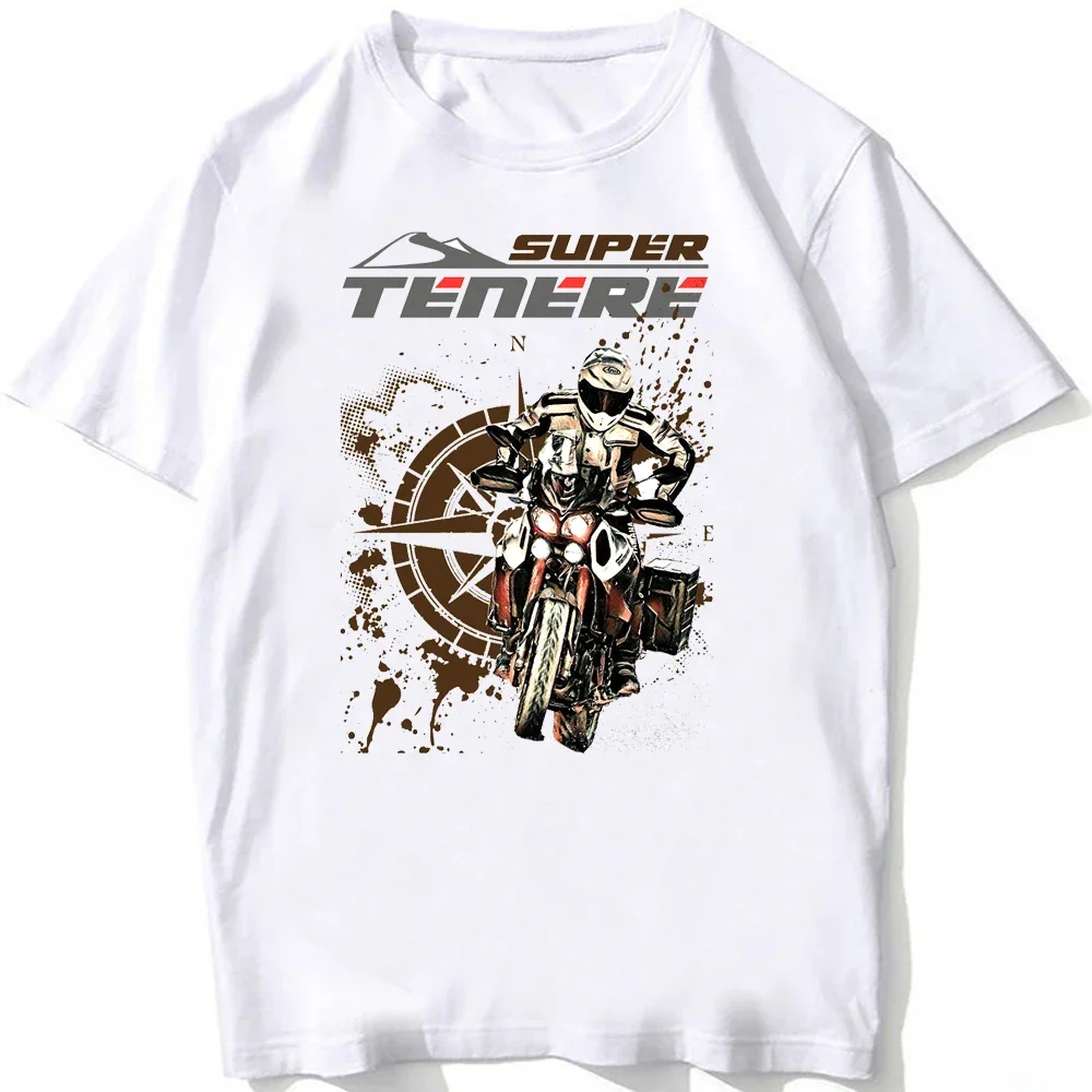 Adventure Mountain Super Tenere 1200 Riding T Shirts Men Short Sleeve T7 Tenere 700 Motorcycle T-Shirt Hip Hop Boy Casual Tees