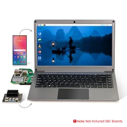 CrowView Note 14 Inch All-in-One Portable Monitor Phone-to-Laptop with Full-Featured Type C For SBCs/Mini PC/PC/Game Console