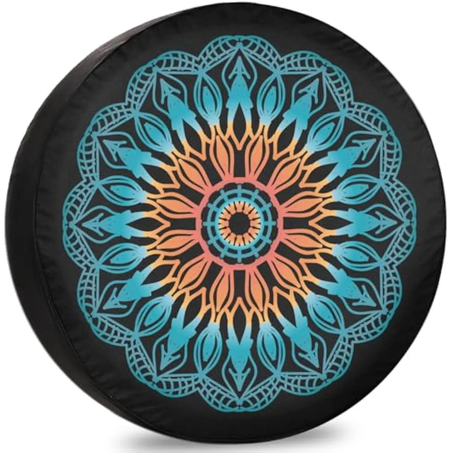Bohemian Mandala Tire Cover for RV Trailer Camper Spare Wheel Protector Weatherproof 14Inch