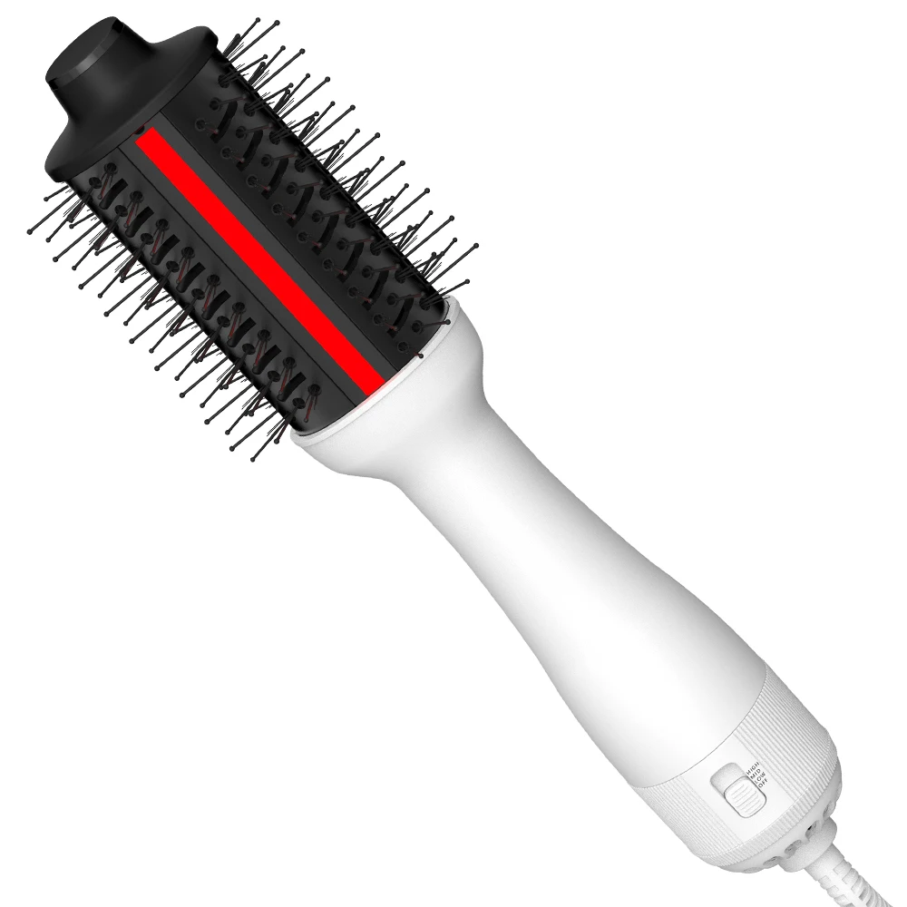 

Лидер продаж, модный многофункциональный фен для выпрямления и сушки волос, щетка с горячим воздухом, инструменты для укладки волос всех типов