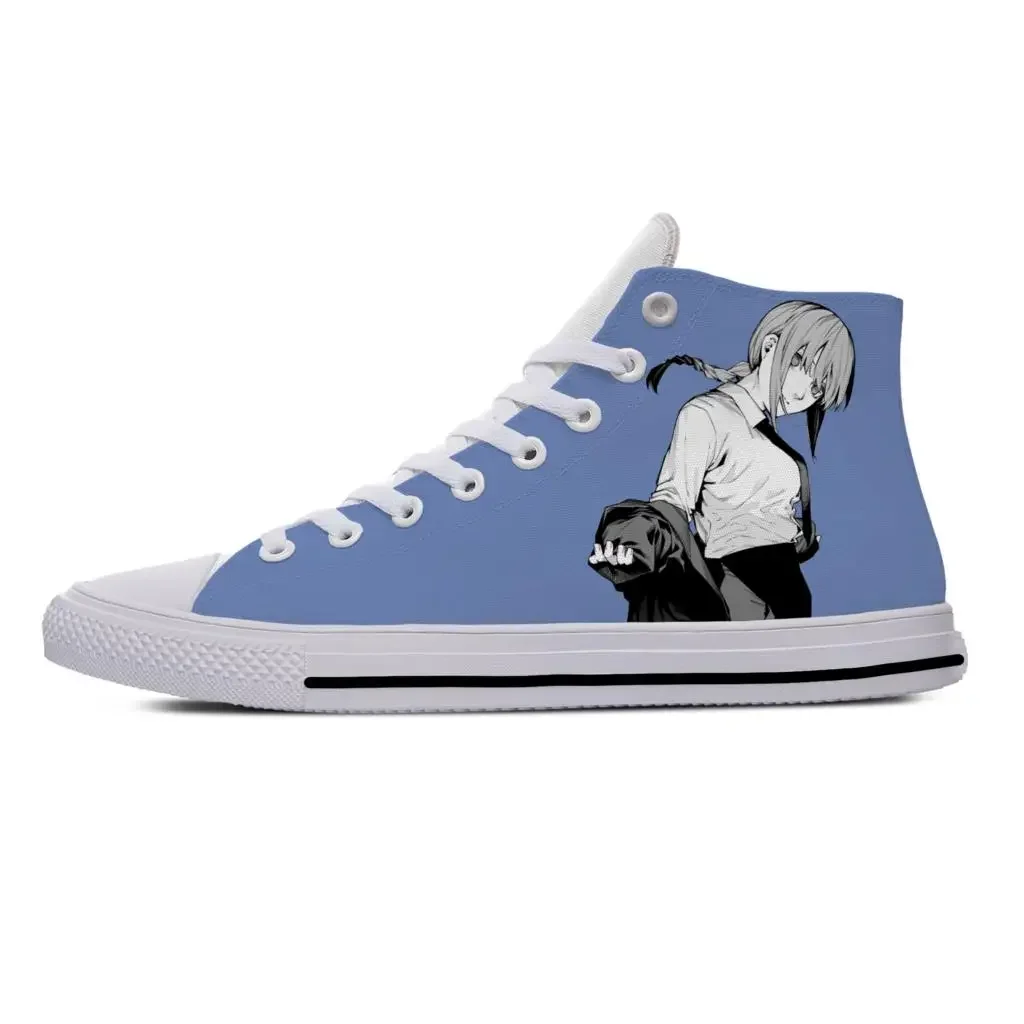 Zapatillas de tela informales para hombre y mujer, zapatos ligeros y transpirables con estampado 3D de dibujos animados, Anime japonés, Manga