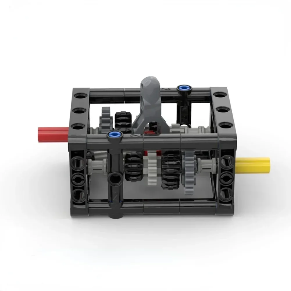 Picture 7: MOC Smooth 5-speed Transmission Manual Chassis Variable Speed Wave Box B35 B69 Building Block Differential Gear Compatible Leduo