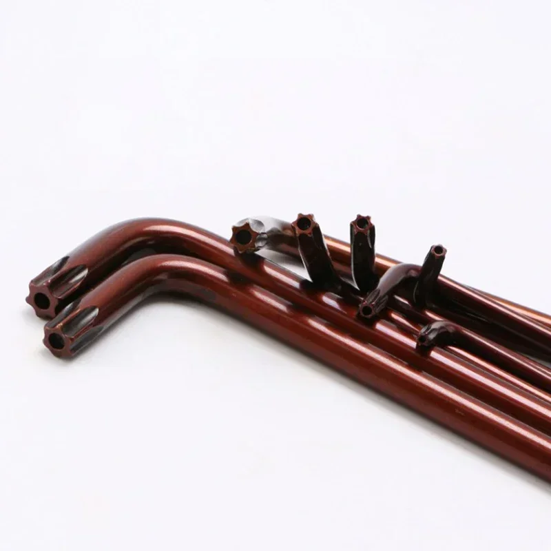 Cacciavite Torx a doppia estremità tipo L a prova di manomissione Torx Star Key Bit Chiave a punta lunga T6 T7 T8 T9 T10 T15 T20 T25 T27