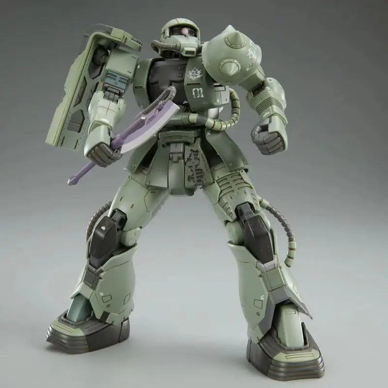 Weimei Wm Hg 1/144 Zaku Ms-06f معركة التالفة التجمع أطقم منمذجة عمل الشكل ألعاب مخصصة نموذج بلاستيكي لهواة جمع الهدايا #2