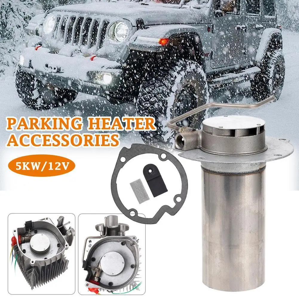 

12V 5KW Diesel Parking Heater Burner Kit With Combustion Chamber Torches & Gasket Replacement For Car Truck Camper Heater