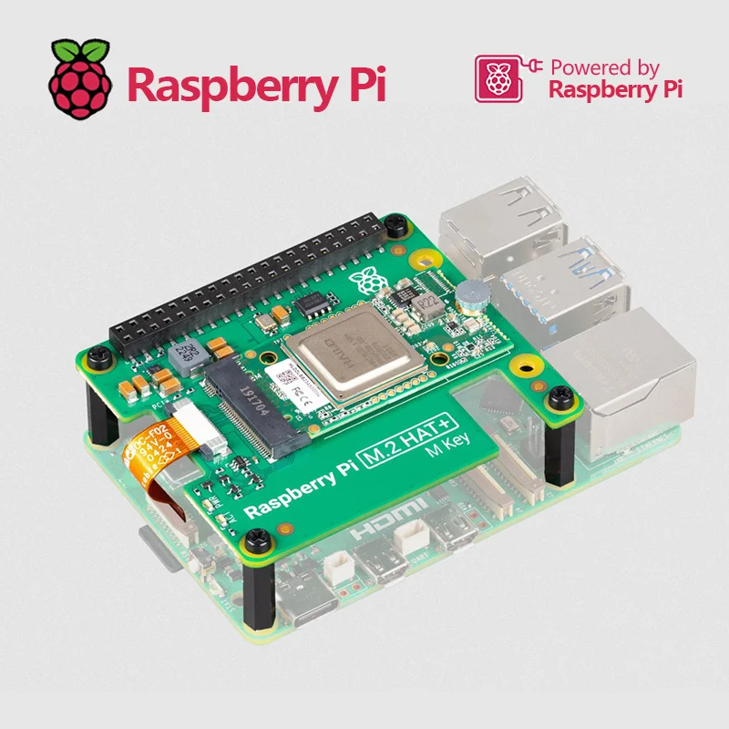 Imagem -04 - Kit Oficial de ia Raspberry pi para Raspberry pi Combina Acelerador Oficial M.2 Hat Hailo8l ai