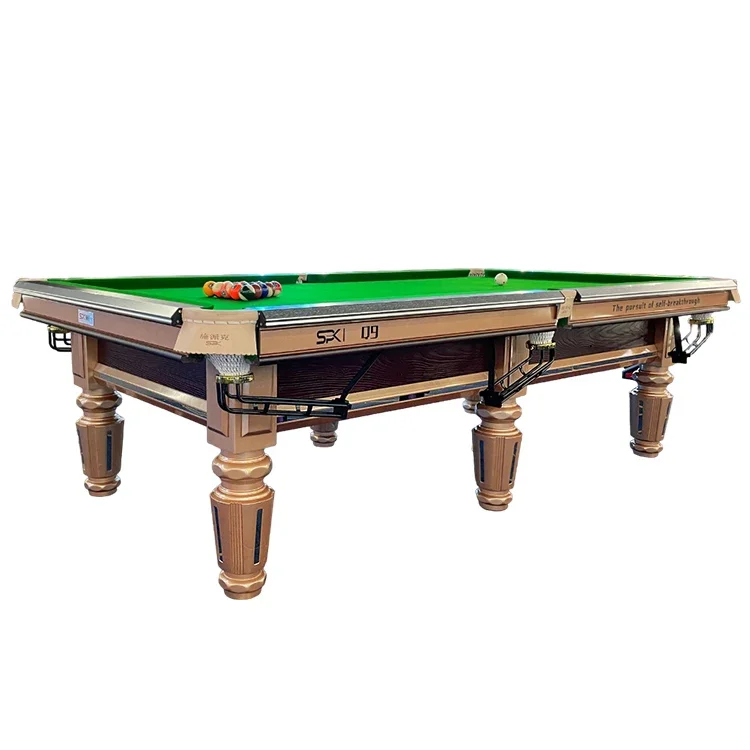 supply Low price solid wood structure Indoor billiard table 9ft standard billiard table set