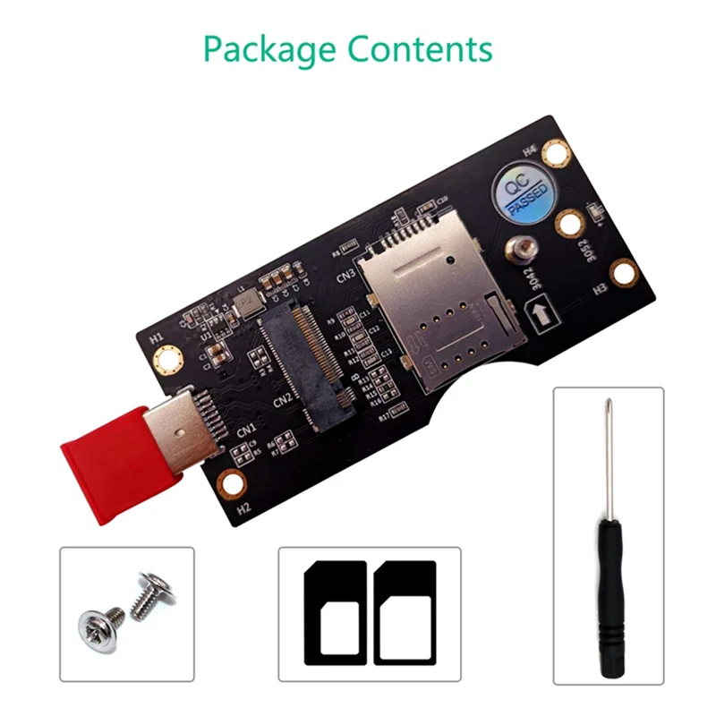 Módulo NGFF para SIM com USB 3.0, 3G, 4G, 5G, Slot, Cartão Adaptador Portátil