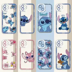 Cute Stitch Phone Case for Xiaomi Redmi Note 13 Pro 5G 12 4G 12S 13C 12C 10C 11 10 10S 11S 9S 9 8 A2 A1 Plus A3 Soft TPU Cover