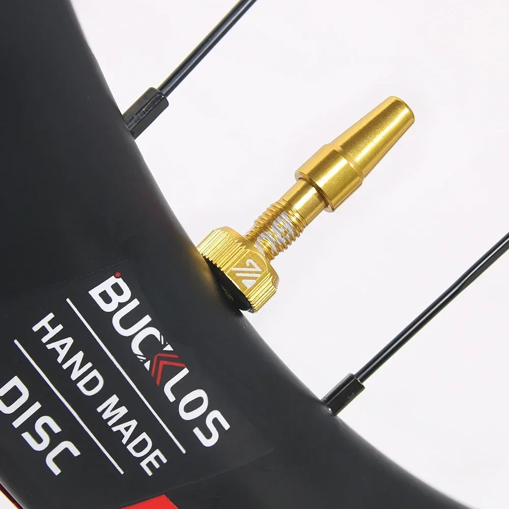 BUCKLOS 40/44/55/60MM Fahrrad Tubeless Ventil Aluminium Legierung Straße Kies Fahrrad Tubeless Reifen Ventil langlebig Fahrrad Presta Ventile – Detail 20
