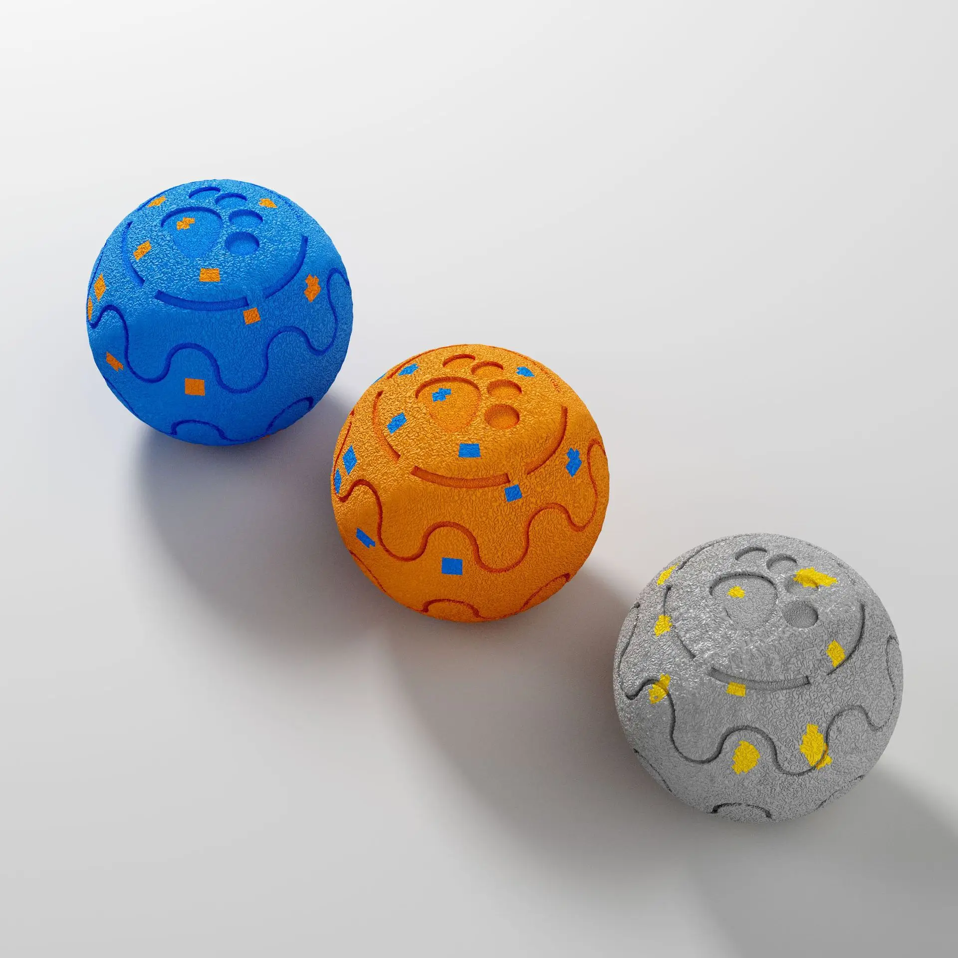 

Custom Premium Interactive Rechargeable Smart Self Moving ETPU Pet Ball Toy Rolling Rotation Automatic Dog Ball