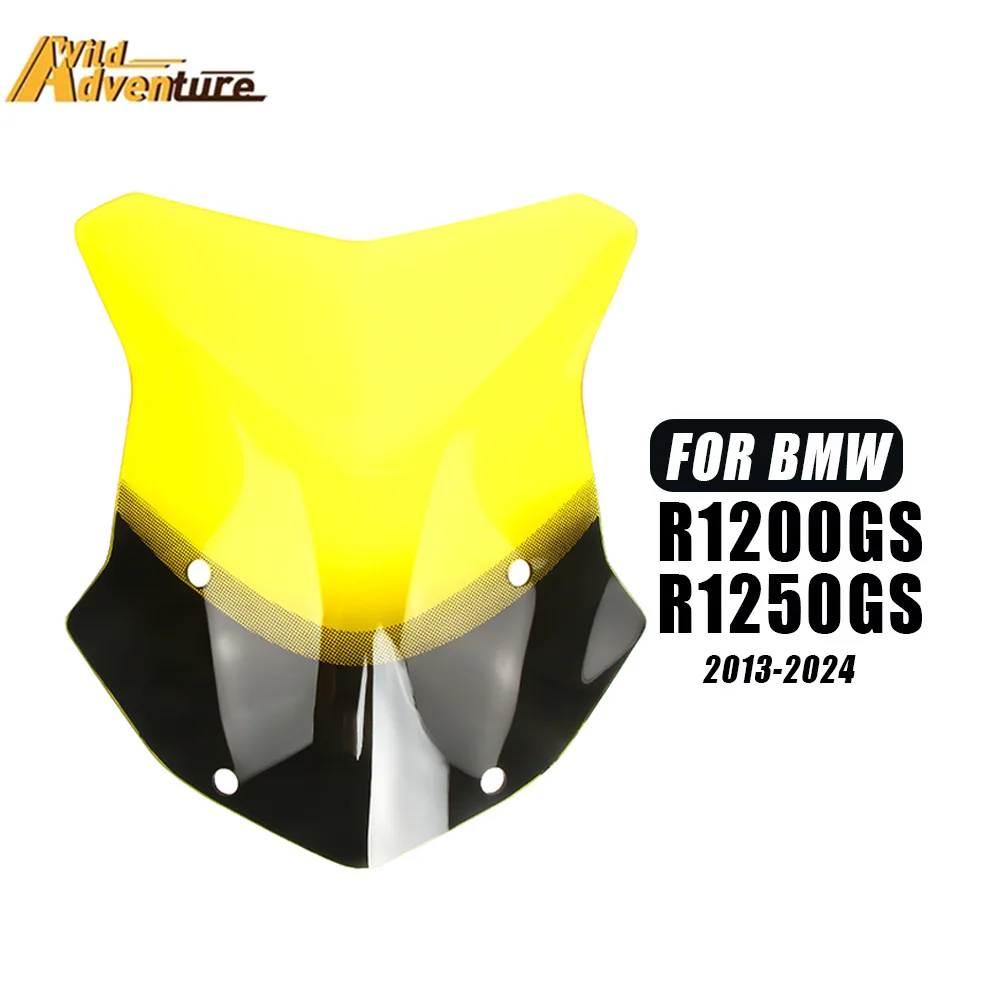 

480MM Height Motorcycle Windshield For BMW R1250GS Adventure R1200GS R1200 R1250 GS Windscreen Deflector Wind Shield Protector