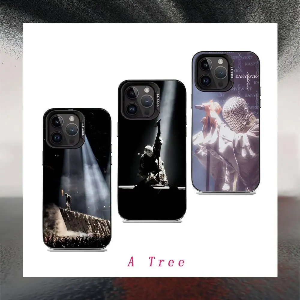 

Чехол для телефона K-Kanye West Vultures 2 Rap для iPhone 17, 16,15,14,13, 12 Pro Max, черный матовый противоударный чехол Candy