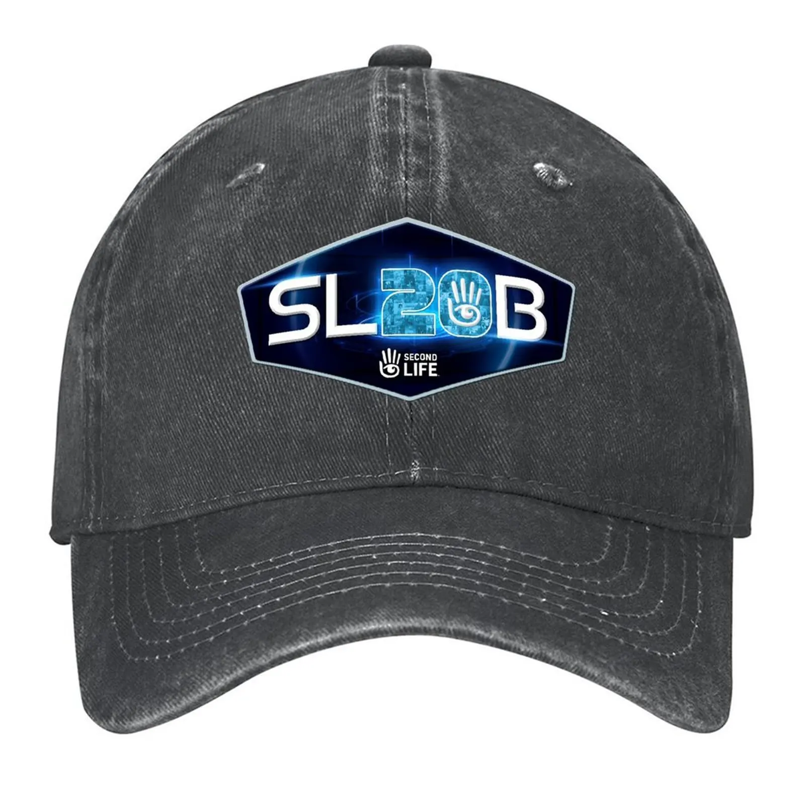 

Second Life's 20th Birthday Baseball Cap Vintage men's big size hat Military Cap Man Beach Outing Golf Men Women's